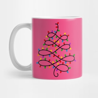 Christmas tree lights Mug